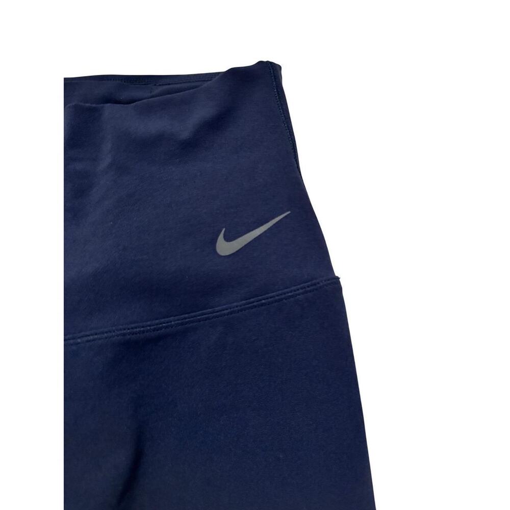 Nike Dri Fit Womens Training High Rise‎ 7/8 Length Leggings Navy XS - Picture 4 of 5